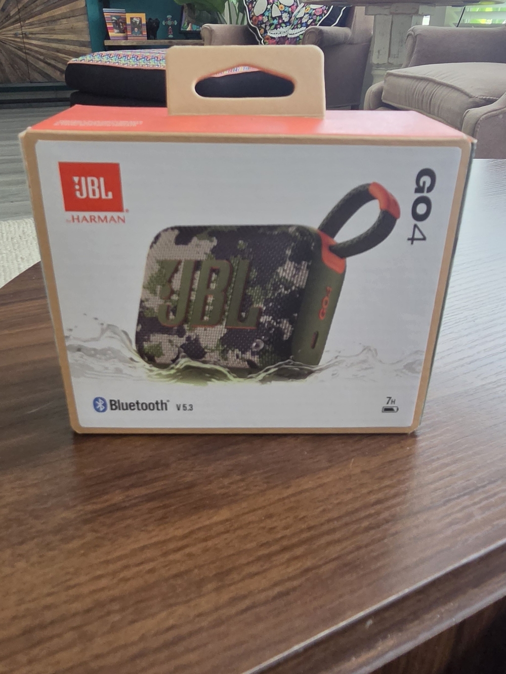 JBL GO 4 Portable Bluetooth Speaker - Green Camo